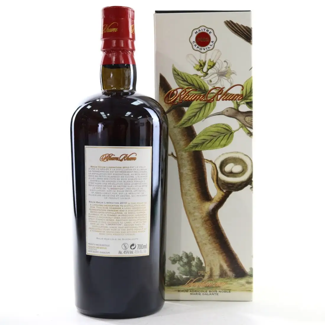 Hochauflösendes Bild von Velier Bielle Rhum Rhum Libération 2010 2007