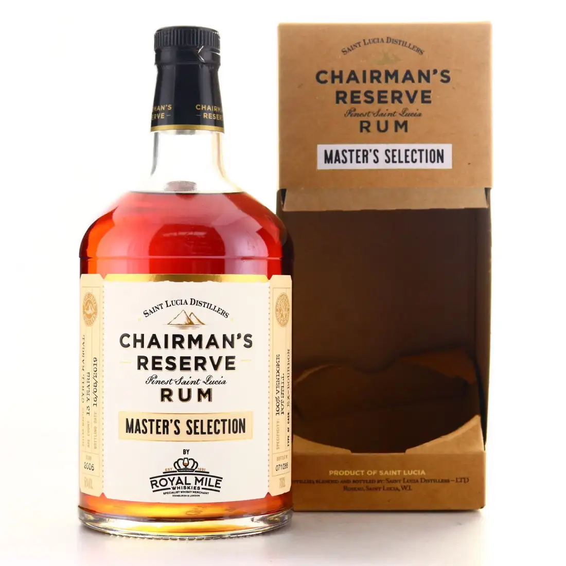 Bottle of Chairman‘s Reserve Master’s Selection (Royal Mile Whiskies) 2006