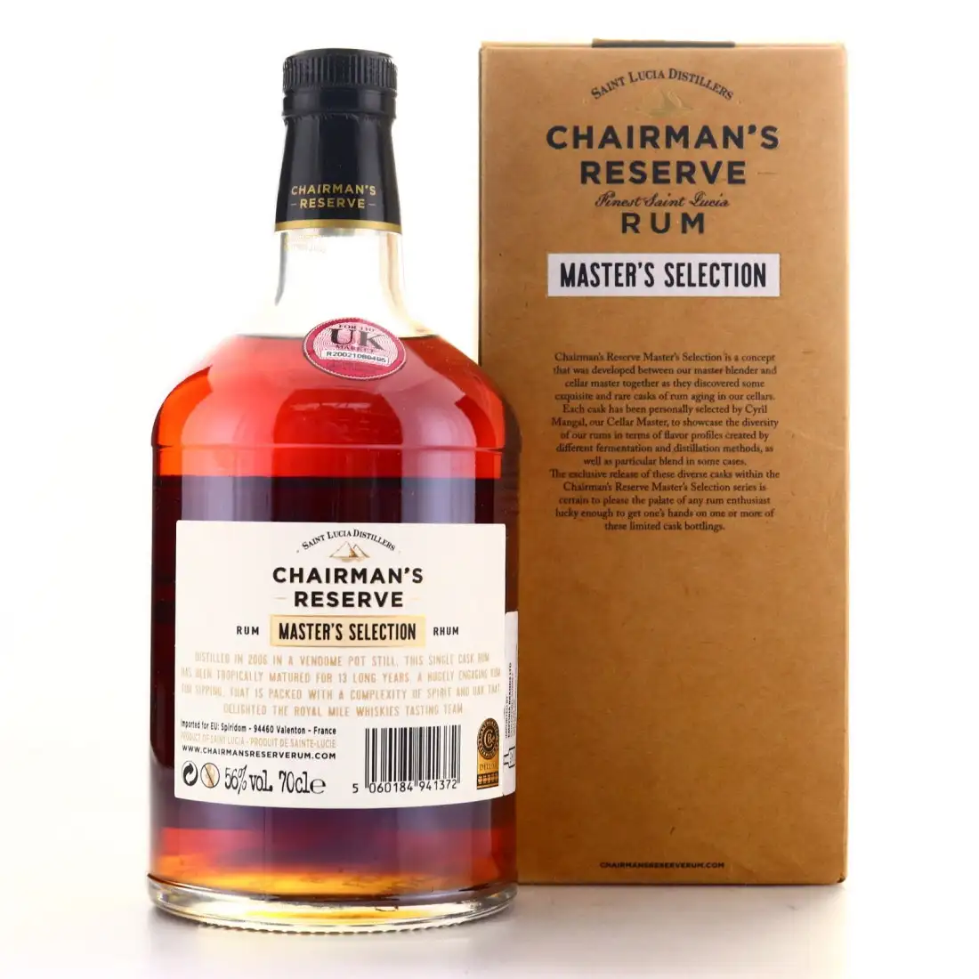 Hochauflösendes Bild von Chairman‘s Reserve Master’s Selection (Royal Mile Whiskies) 2006