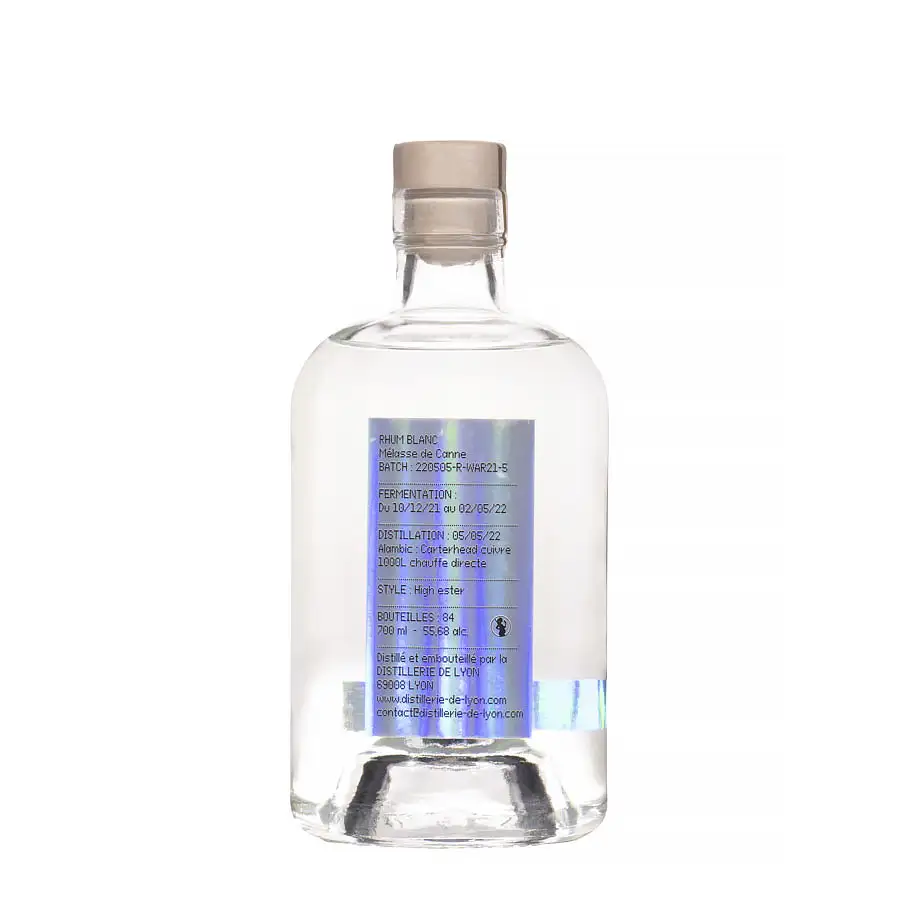 Bottle of Distillerie de Lyon Rhum Blanc Campagne 2023