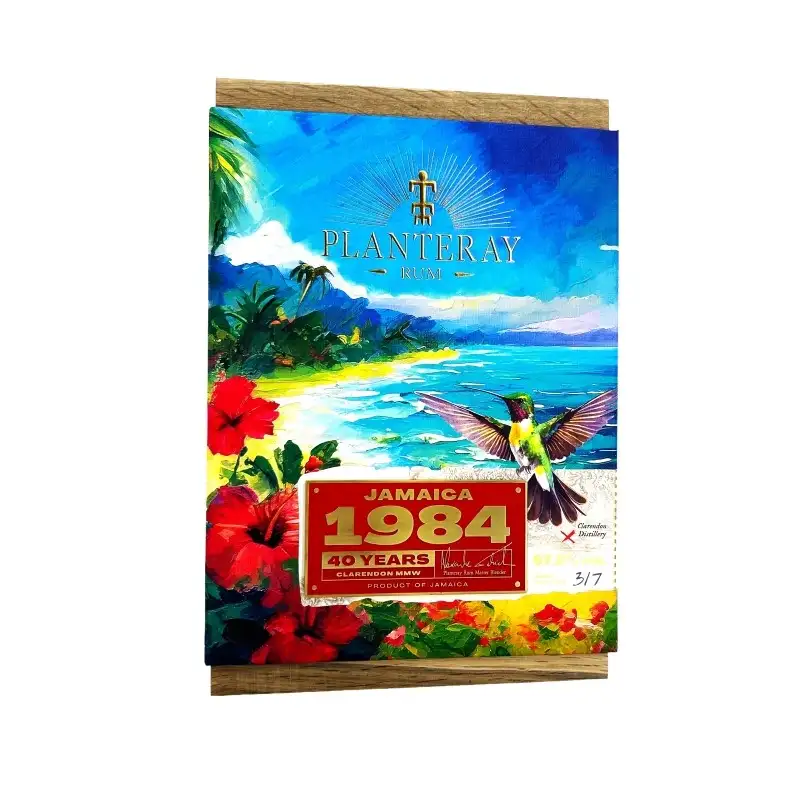 Bottle of Clarendon Planteray Jamaica MMW 1984