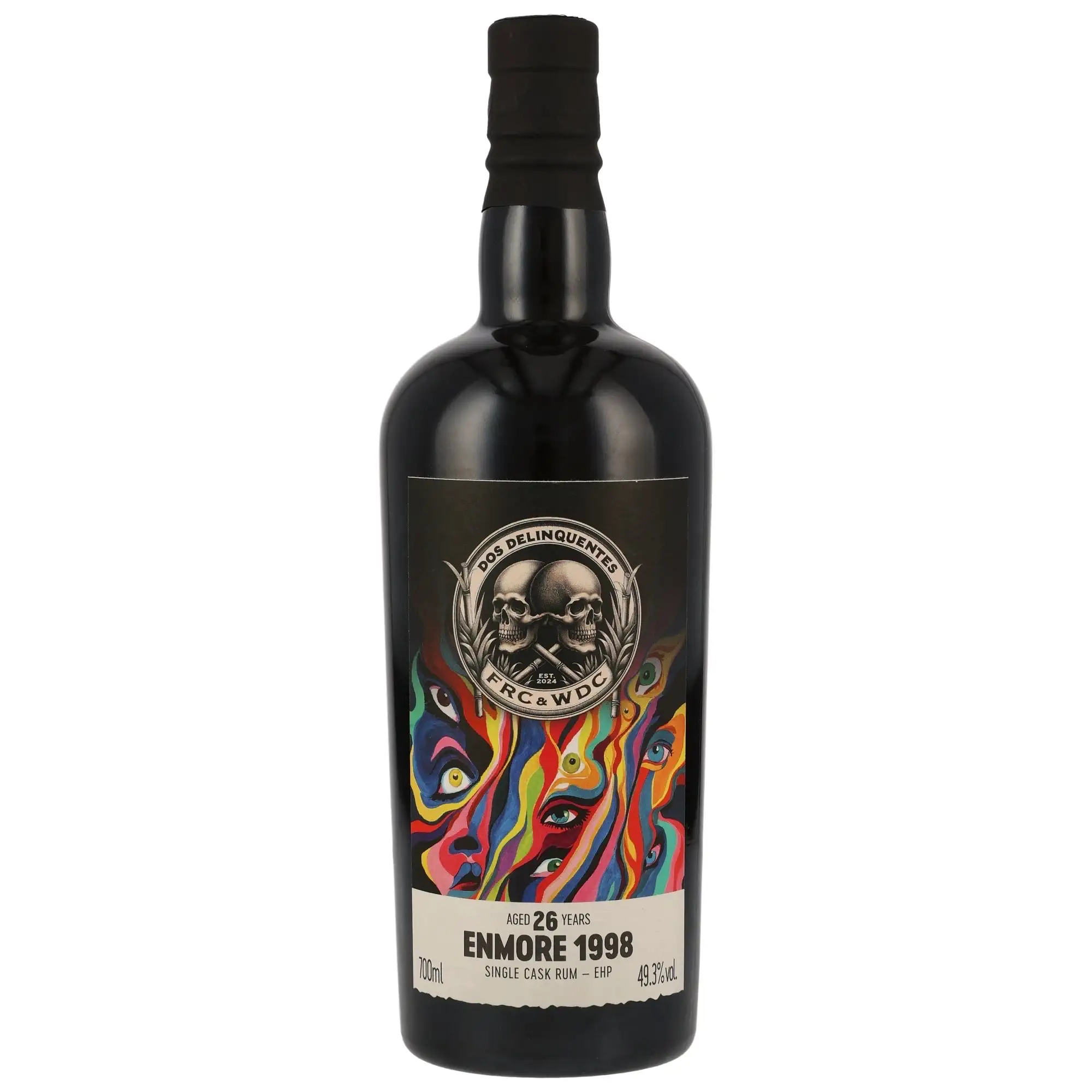 Bottle of Enmore Flensburg Rum Company Dos Delinquentes (Co-Bottling Wu Dram Clan) EHP 1998