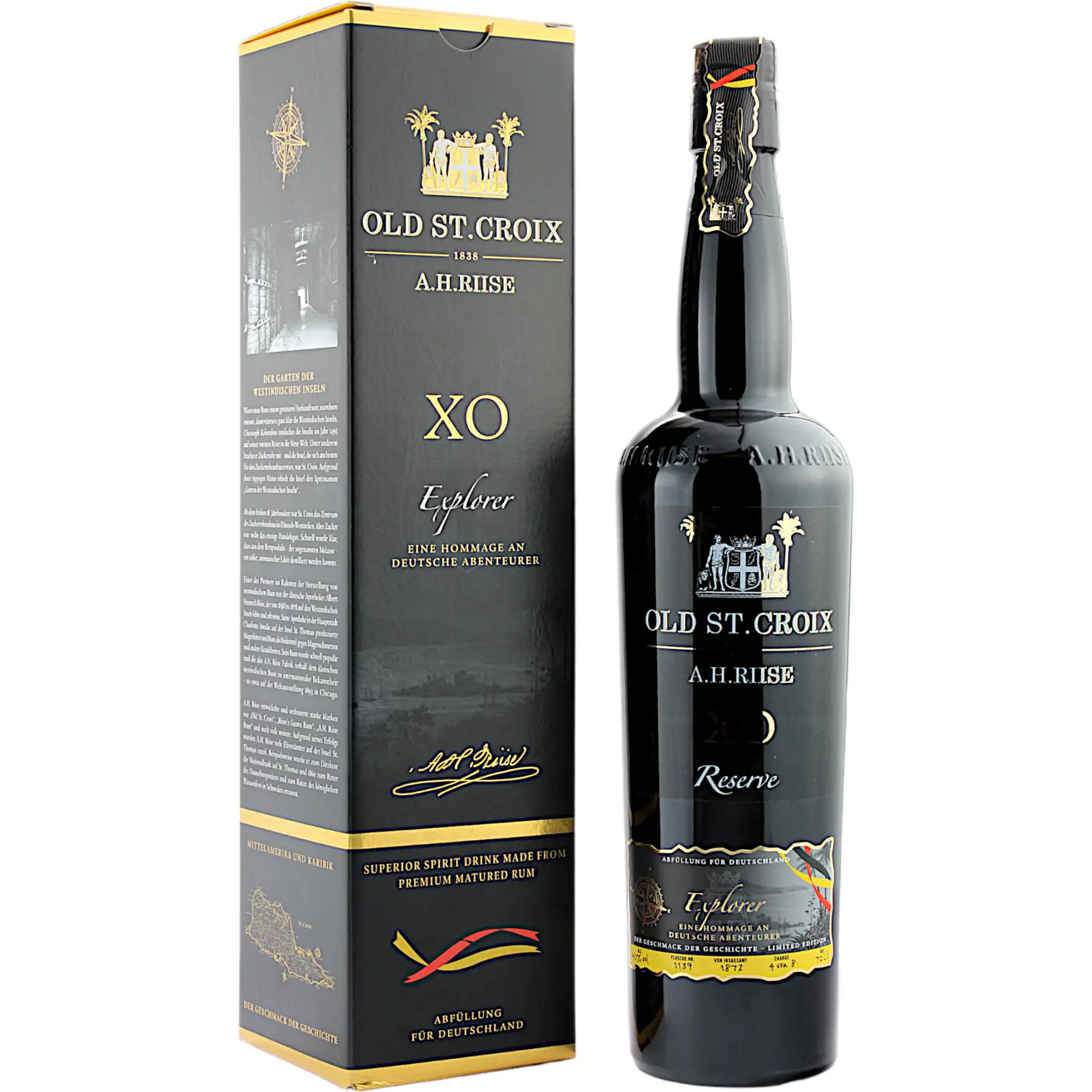 Bottle of A.H. Riise Old. St. Croix Explorer XO (German exclusive) 2024