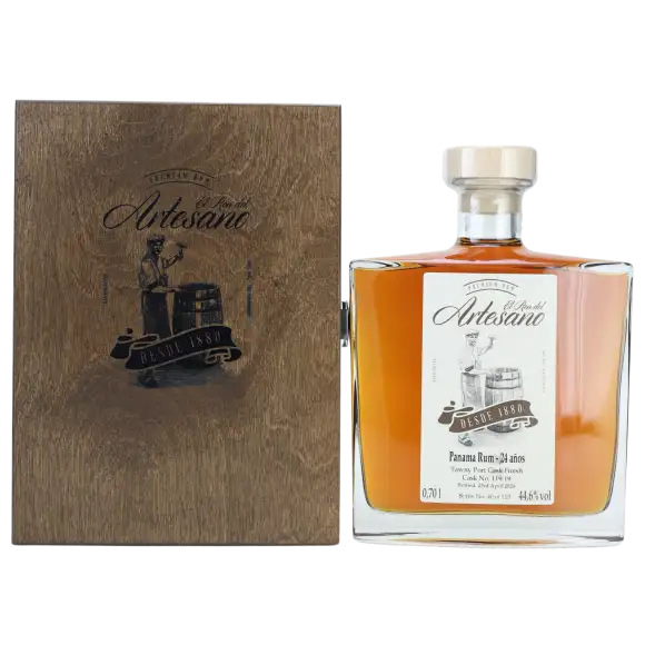 High resolution image of El Ron del Artesano Panama Rum (Tawny Port Cask Finish) 2000