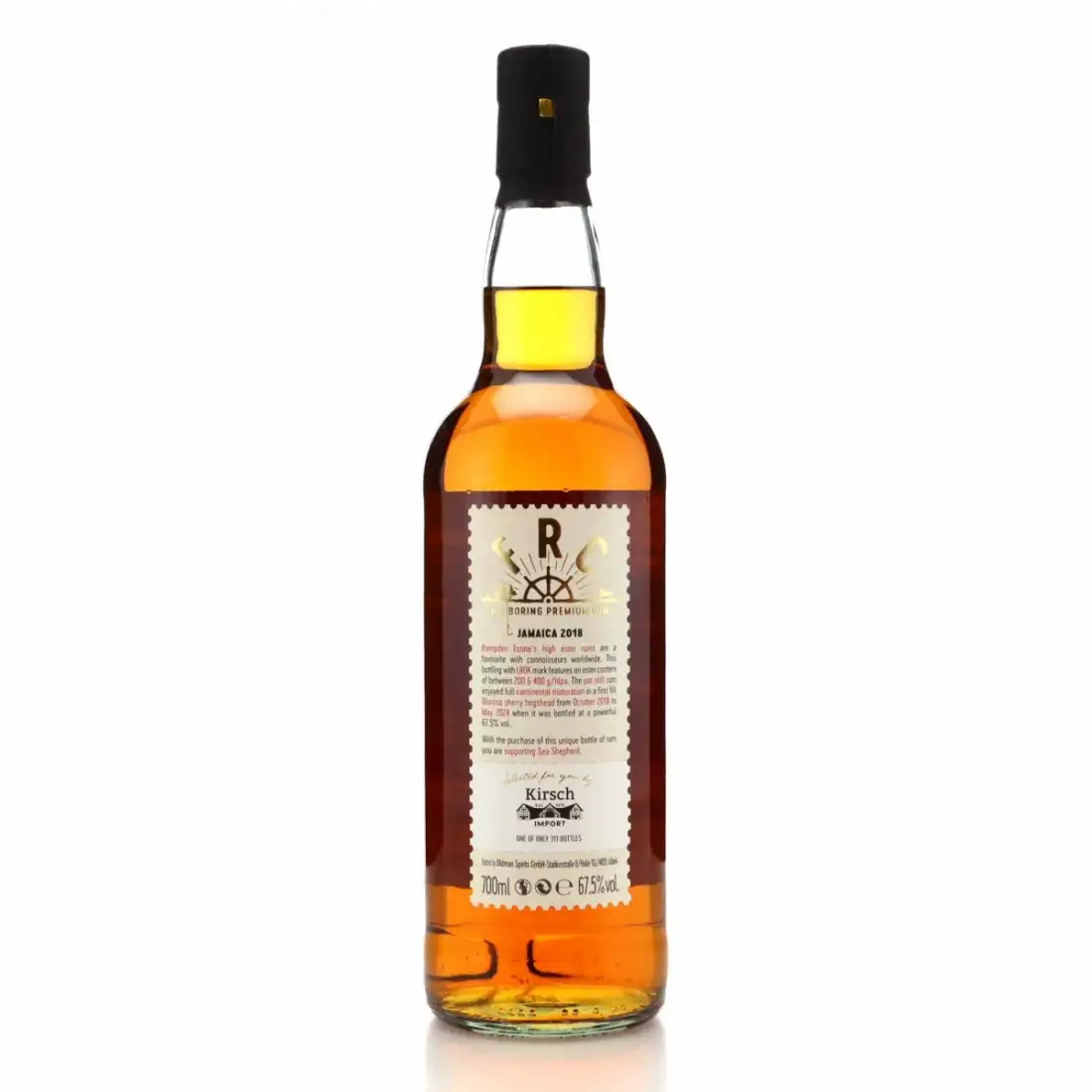 Hochauflösendes Bild von Hampden Flensburg Rum Company Sea Shepherd LROK 2018