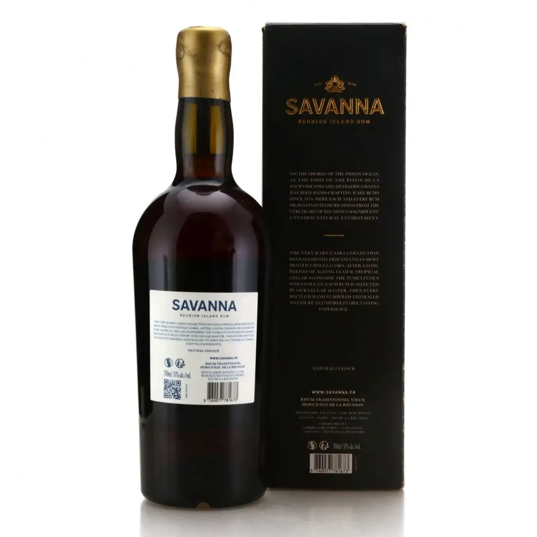 Hochauflösendes Bild von Savanna The Very Rare Casks Grand Arôme 2001