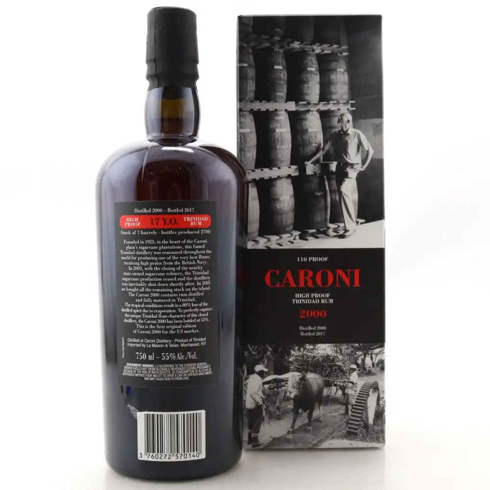 Hochauflösendes Bild von La Maison & Velier Caroni High Proof Trinidad Rum (US) HTR 2000
