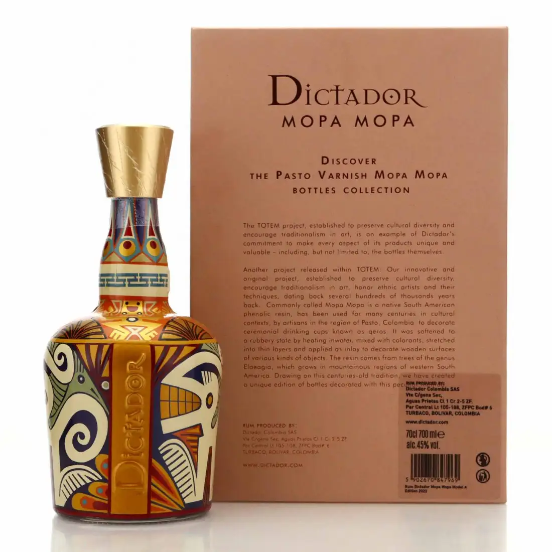 Hochauflösendes Bild von Dictador Mopa Mopa Sherry Cask Model A 1987