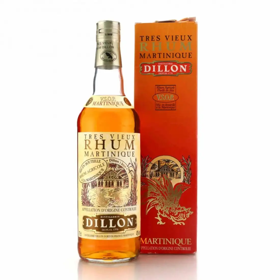Bottle of Dillon VSOP 1980