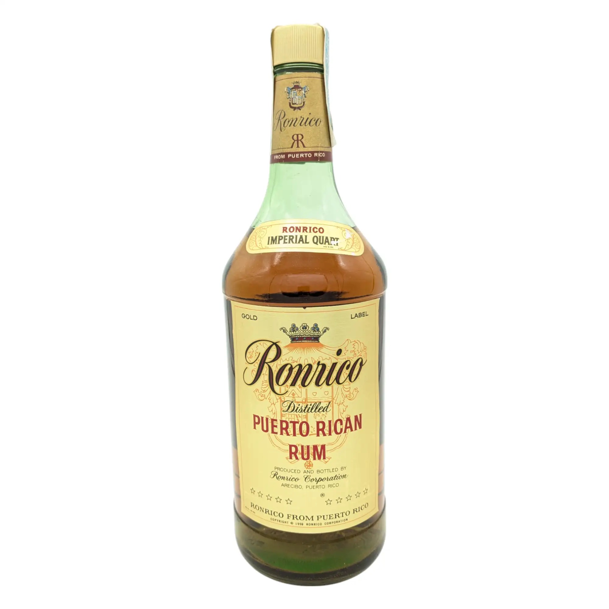 Bottle of Ronrico Ronrico Gold Label 1960s