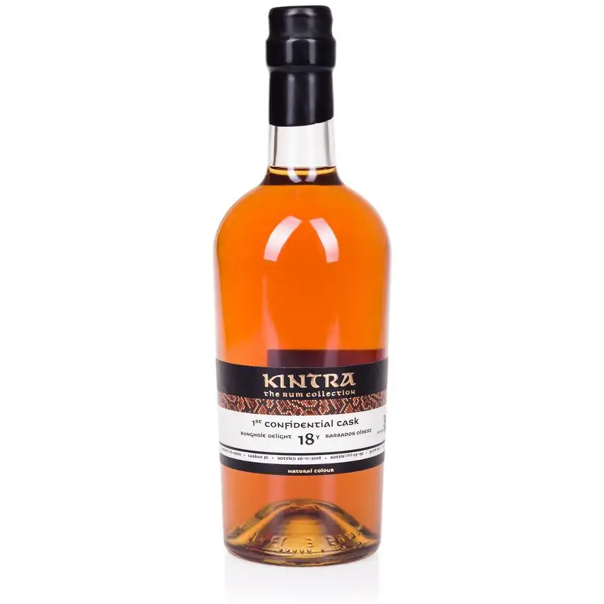 Bottle of Kintra Mount Gay 1st Confidential Cask: Bunghole Delight 2000