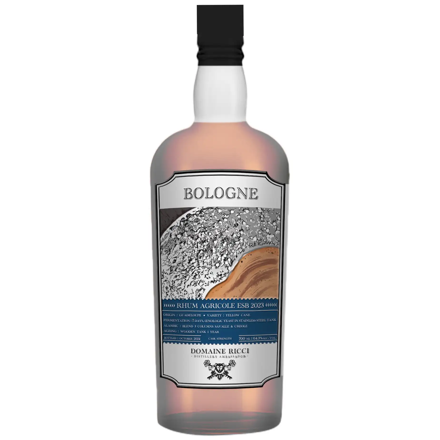 Bottle of Domaine Ricci Bologne Rhum Agricole ESB 2023