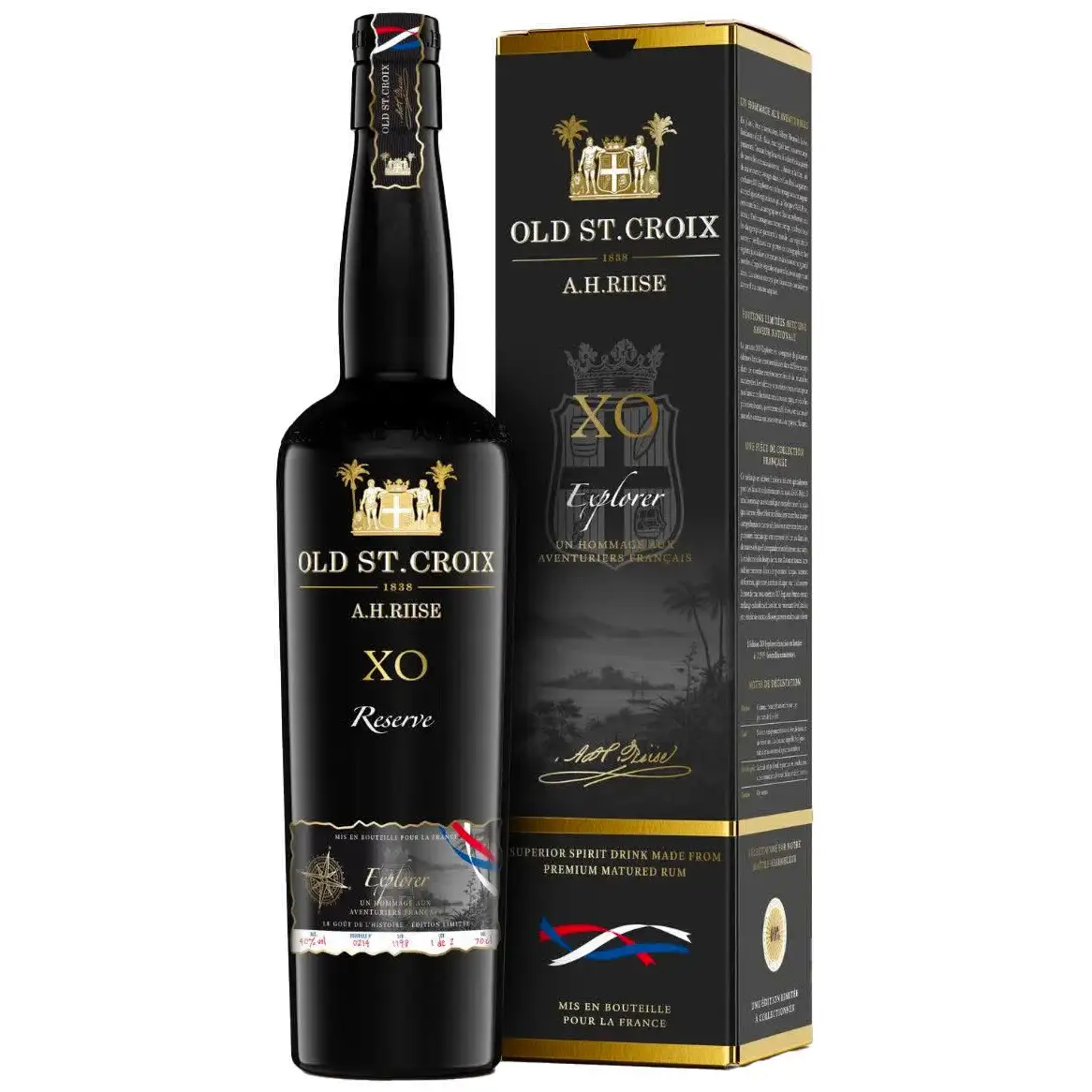 Bottle of A.H. Riise Old. St. Croix Explorer XO (France exclusive) 2024