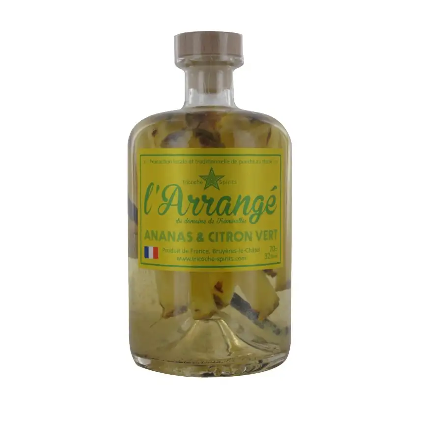 Hochauflösendes Bild von Tricoche Spirits L’Arrangé Ananas &amp; Citron Vert