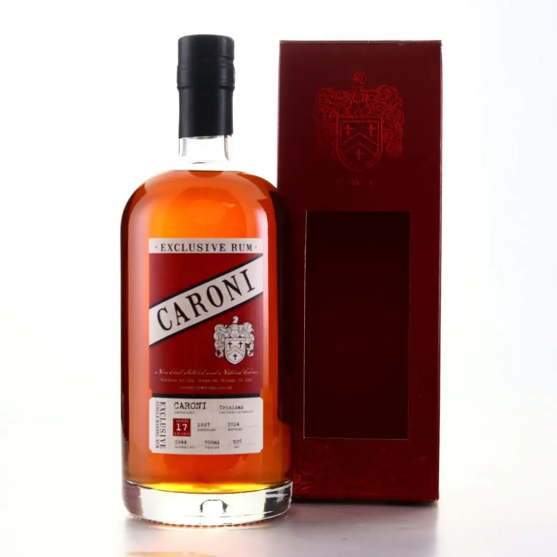 Hochauflösendes Bild von Creative Whisky Company Caroni Exclusive Single Barrel Rum HTR 1997