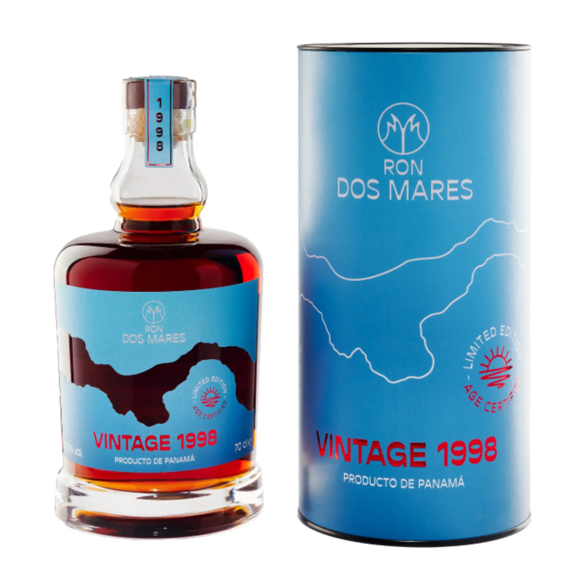 Bottle of Ron Dos Mares Distillery Hacienda San Isidro Companero Vintage 1998