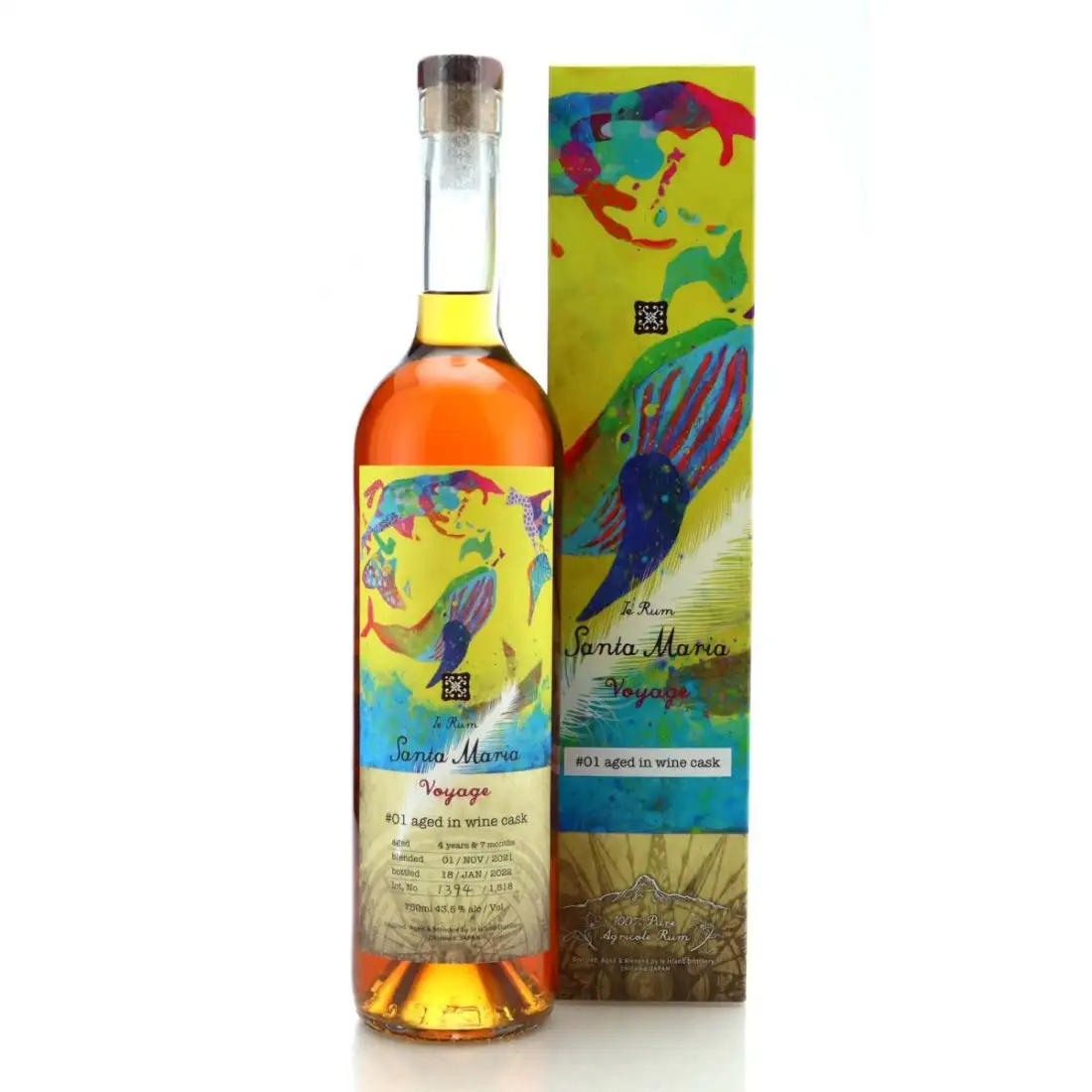 Bottle of Ie Rum Santa Maria Voyage #1 Release 2022