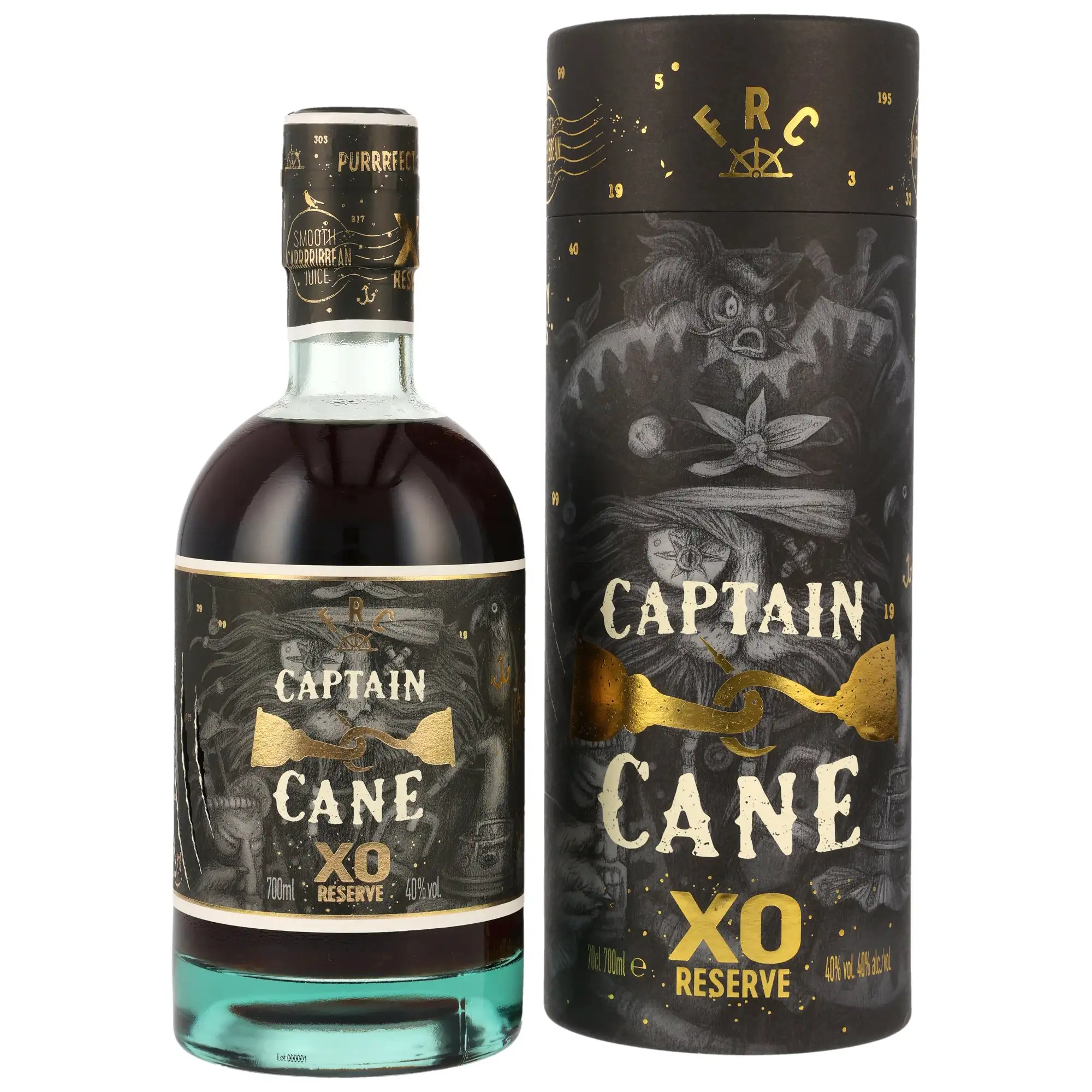 Bottle of Flensburg Rum Company Captain Cane XO Reserve