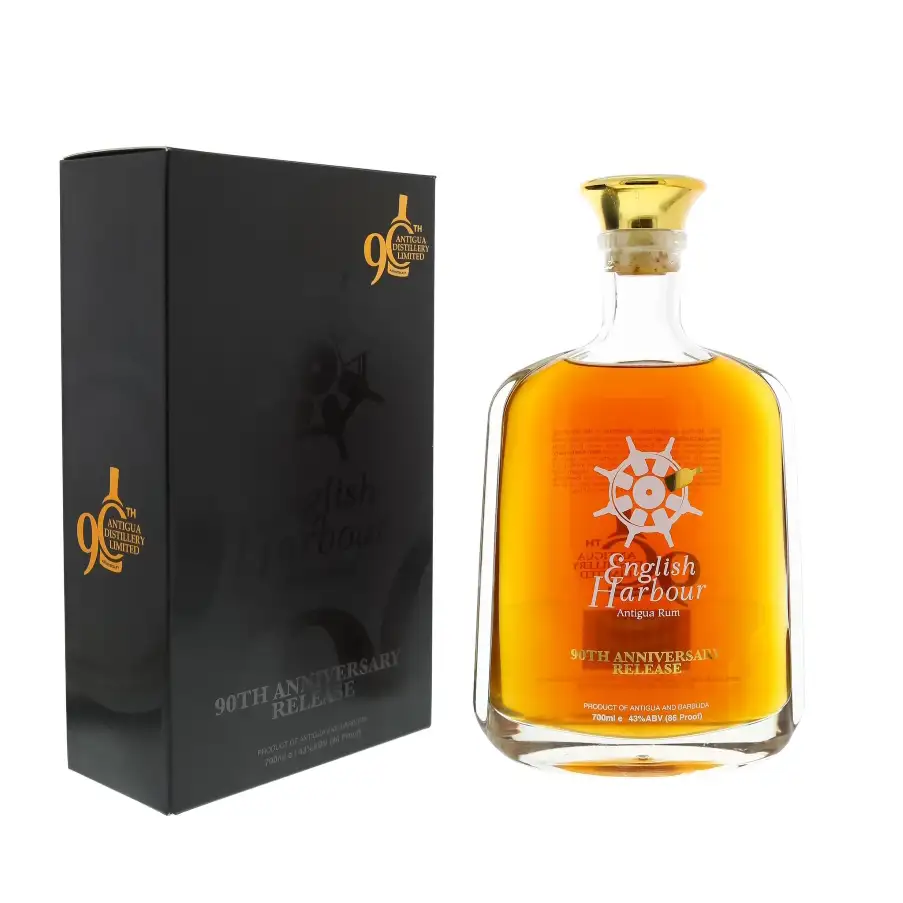 Bottle of The Antigua Distillery English Harbour 90th Anniversary Release 2023