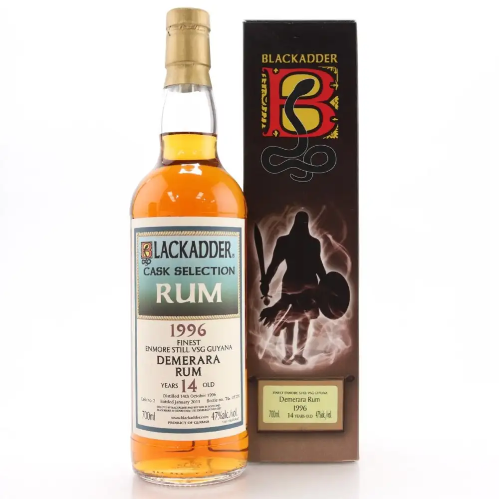 Bottle of Blackadder Enmore Cask Selection Rum VSG 1996