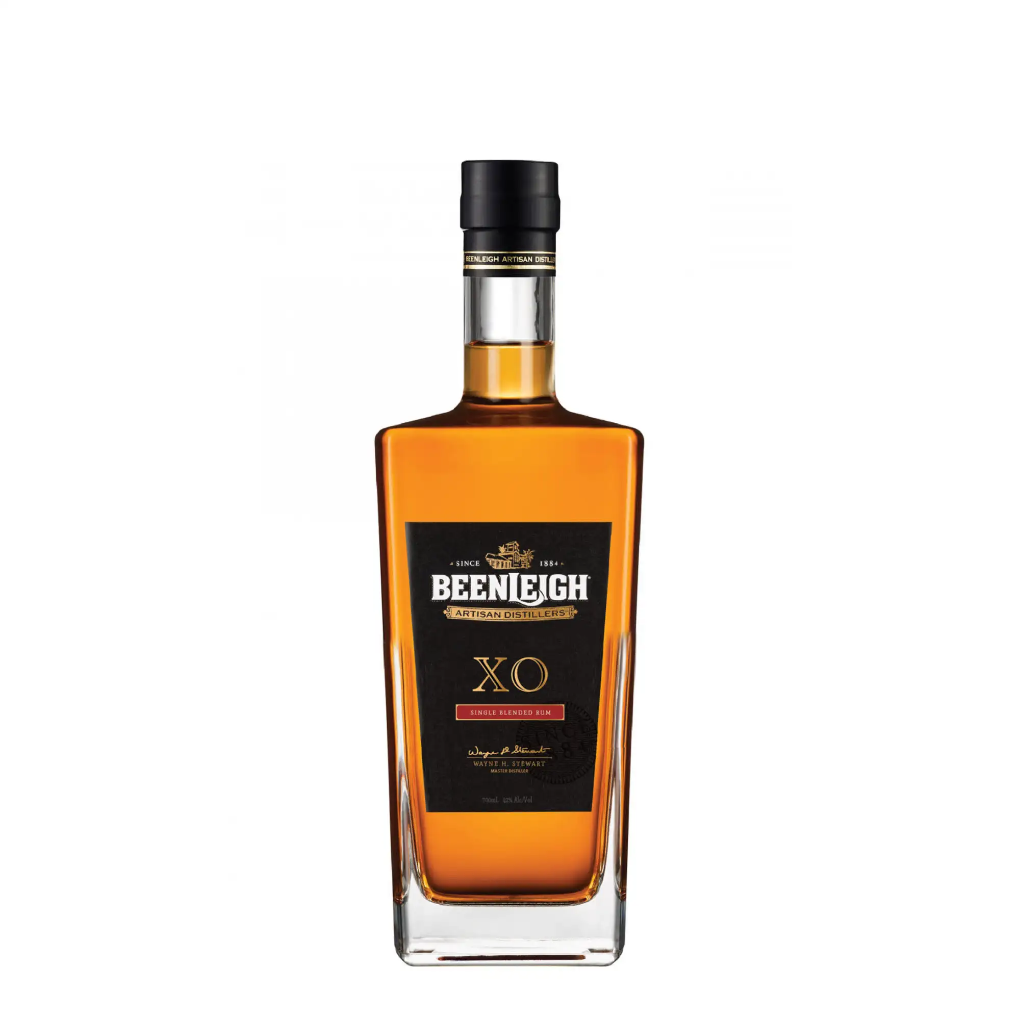 Bottle of Beenleigh XO Single Blended Rum
