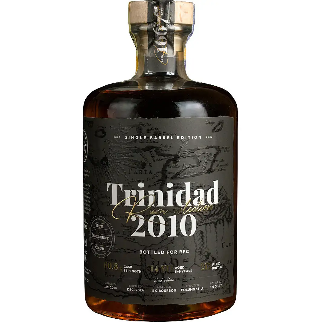 Bottle of 1667 Rare Rums Company T.D.L Trinidad (Bottled for RFC) 2010