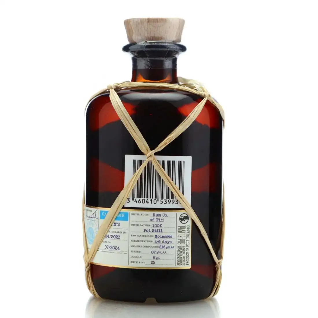 Hochauflösendes Bild von Fiji Rum &amp; Co Plantation Private Cask Barge 166 (l'Un Trouvable) 2015