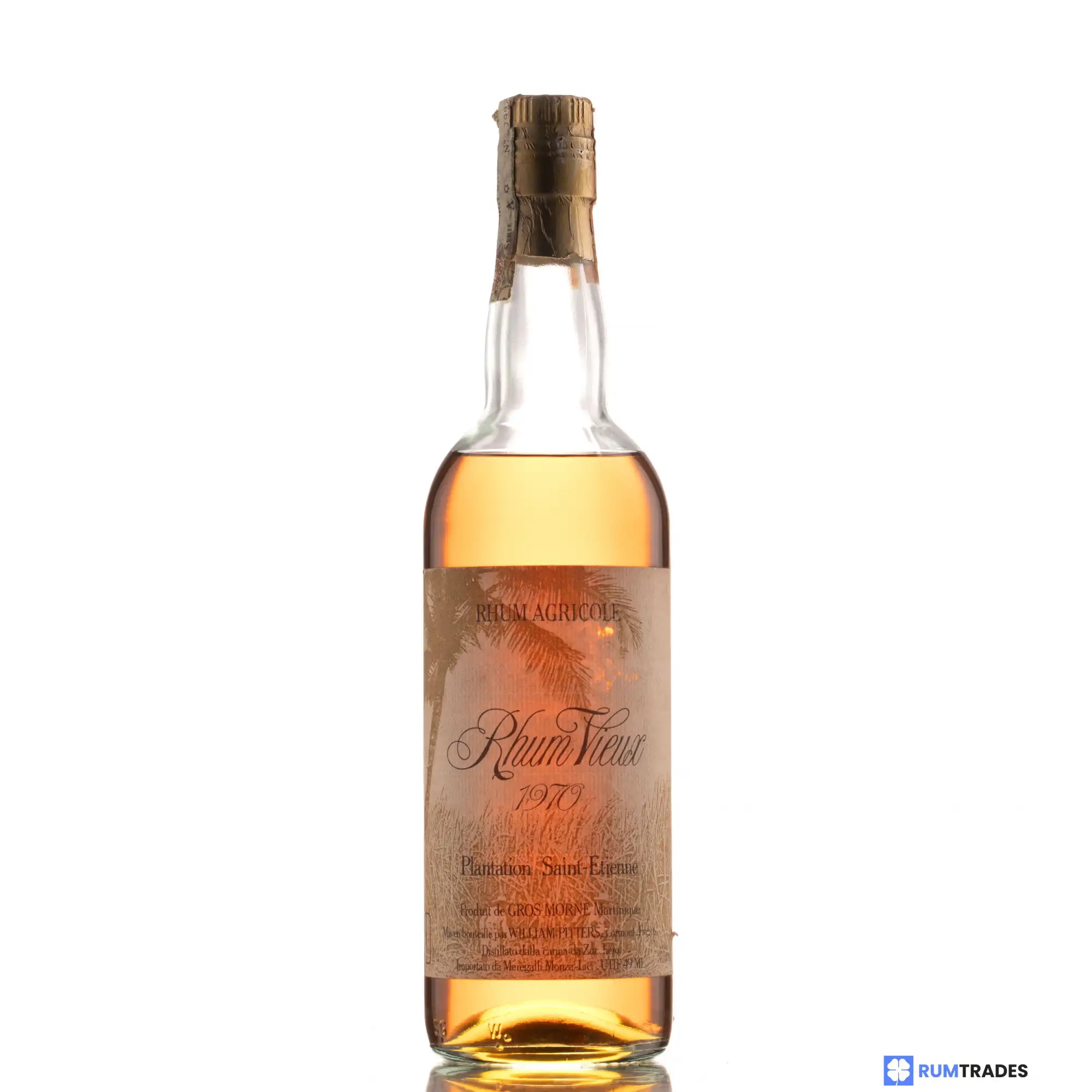 Bottle of Habitation Saint-Étienne Rhum Agricole Rhum Vieux 1970