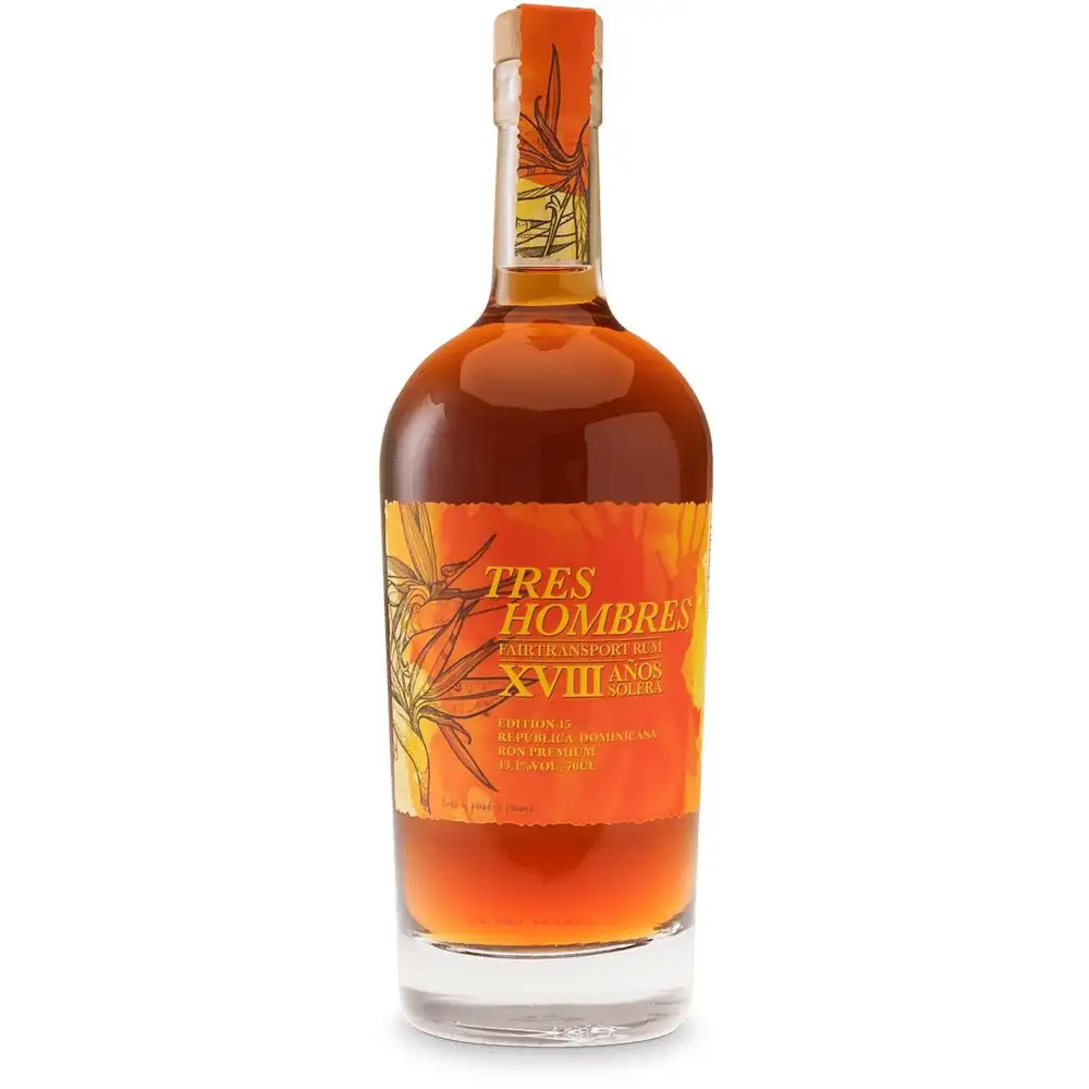 Bottle of Tres Hombres Oliver & Oliver Ed. 15 XVIII Solera Edition