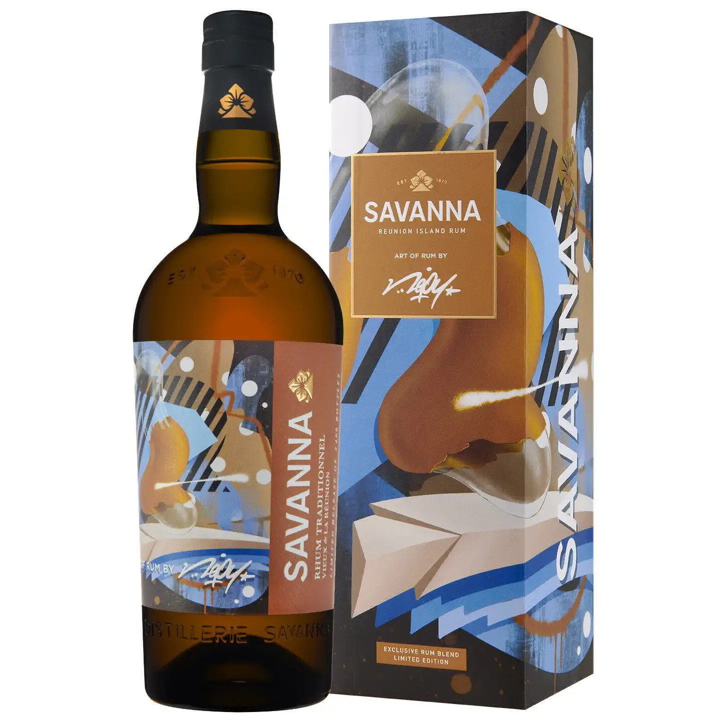Bottle of Savanna Art of Rum by REPY AGA 2025