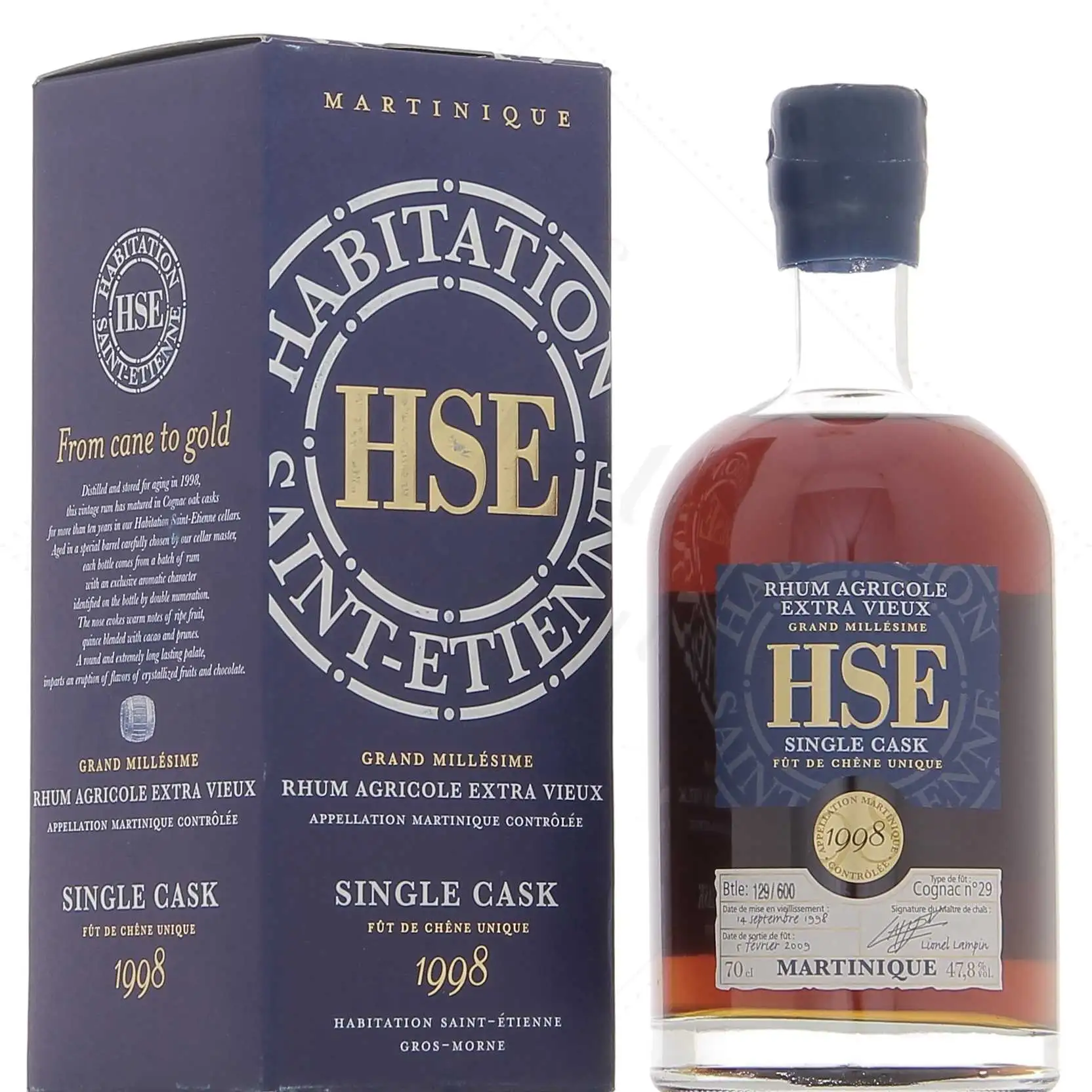Hochauflösendes Bild von HSE Single Cask 1998