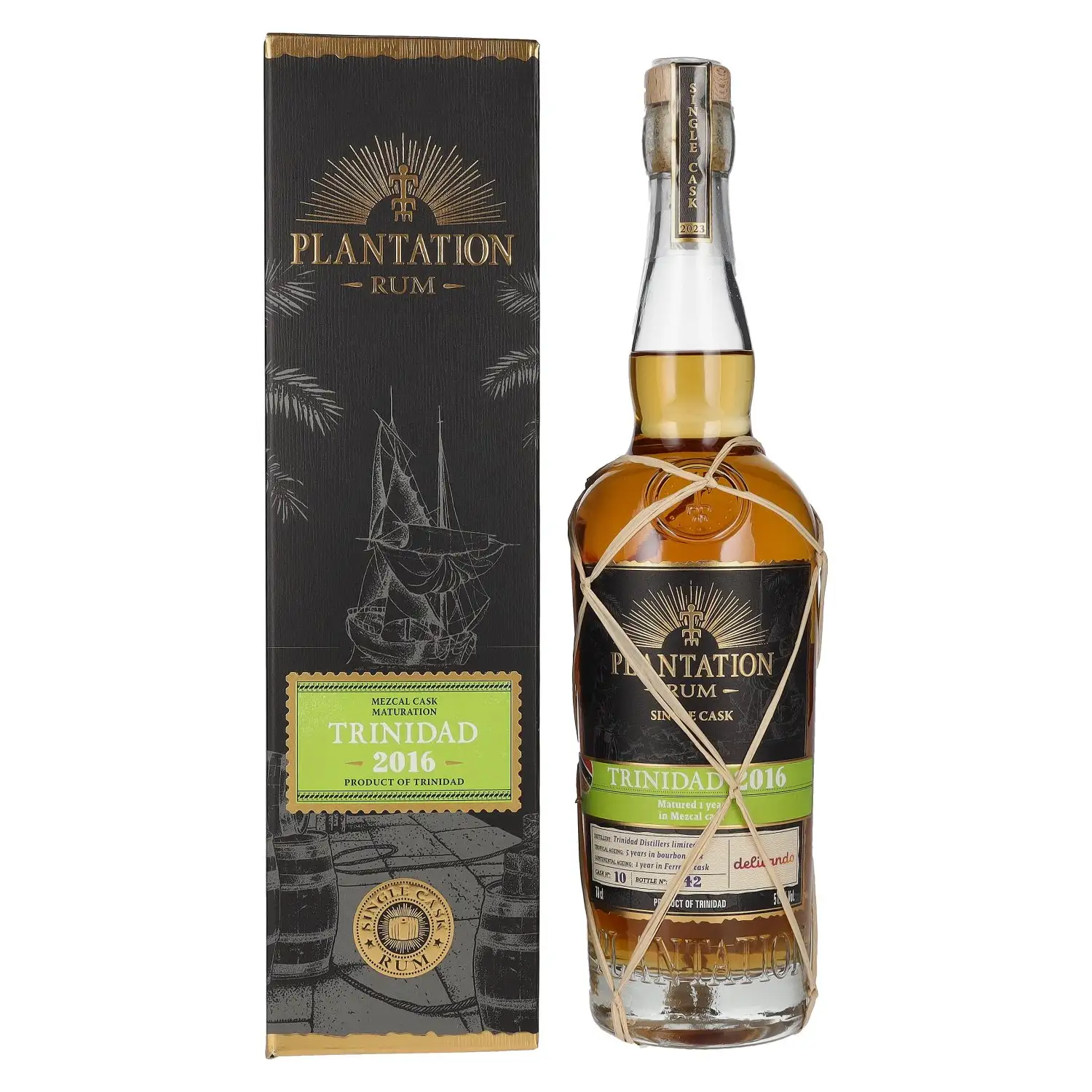 Hochauflösendes Bild von T.D.L Plantation Trinidad (Mezcal Finish) delicando 2016