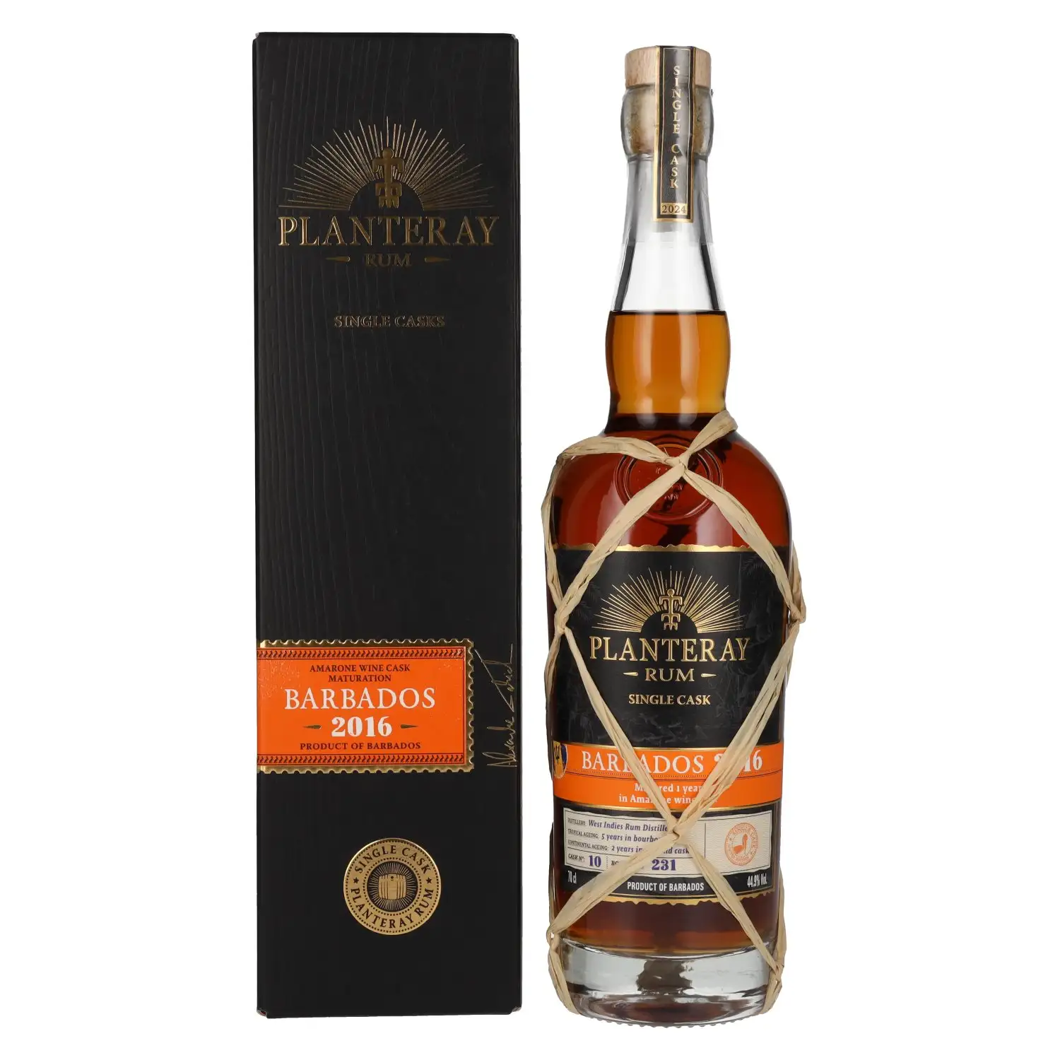 Bottle of Planteray Barbados 2016 (Amarone Cask)