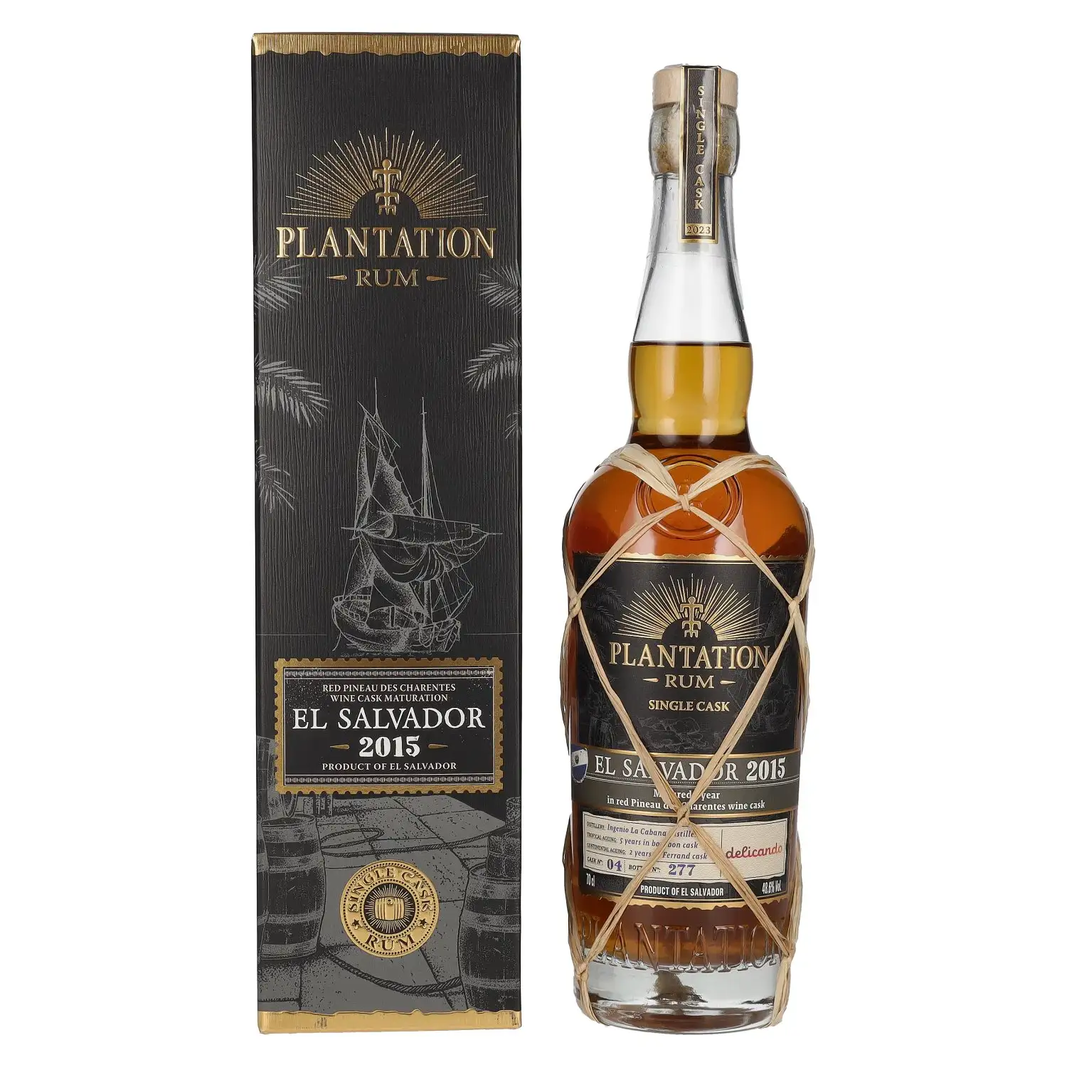 Bottle of La Cabaña Plantation El Salvador (Pineau des Charentes Finish) delicando 2015