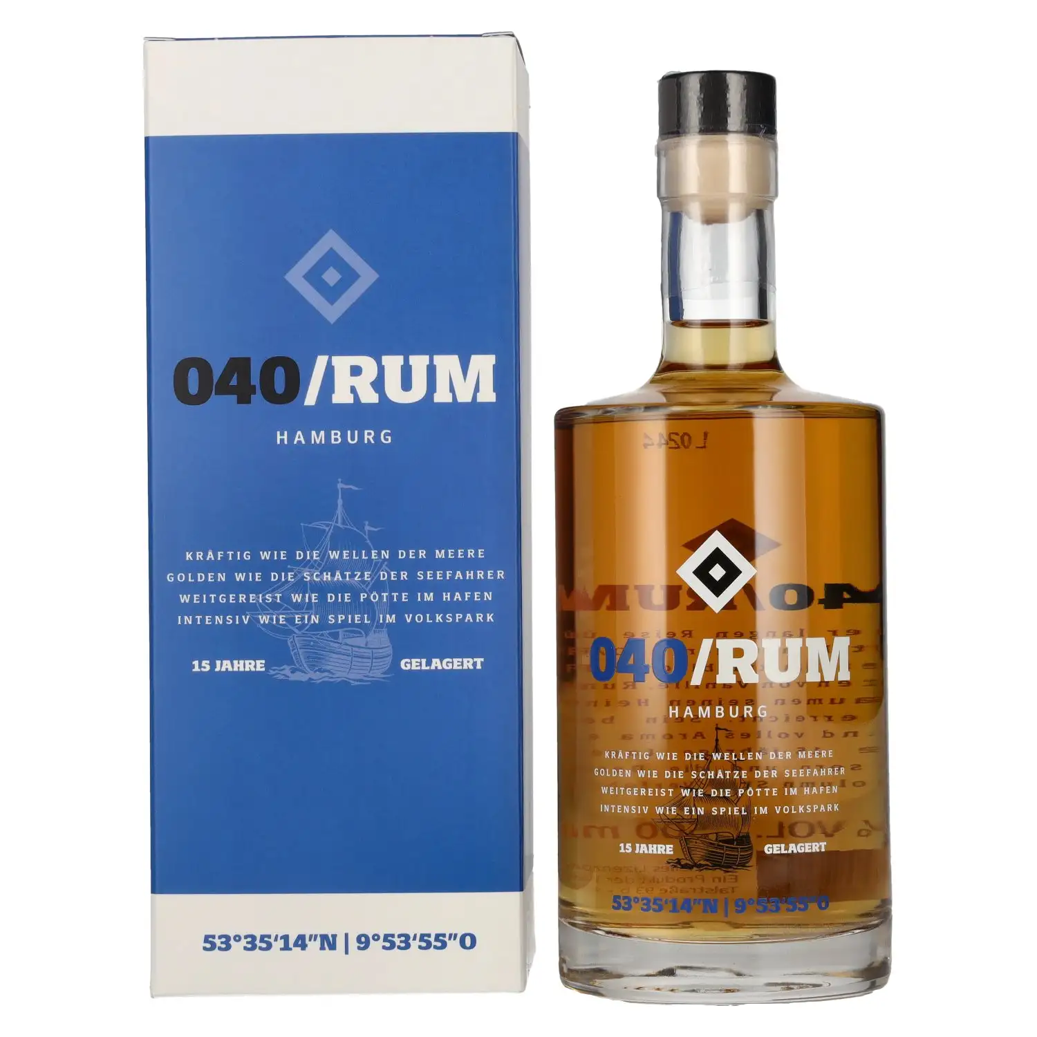 Bottle of WeiLa HSV 040 Hamburg Rum
