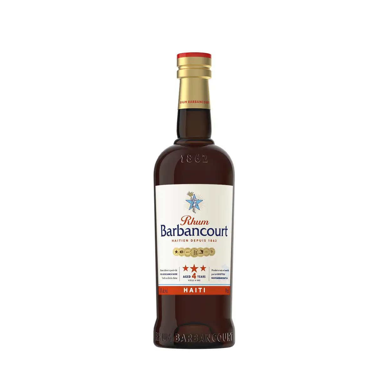 Bottle of Barbancourt Three Stars (4 years old)