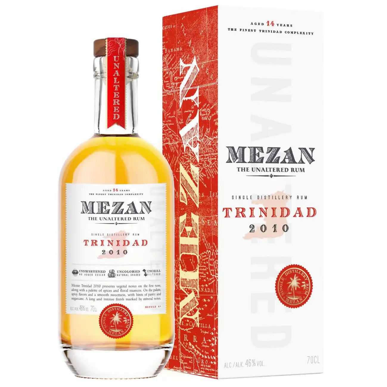 Bottle of Mezan T.D.L Trinidad 2010 (Trinidad Distillers)