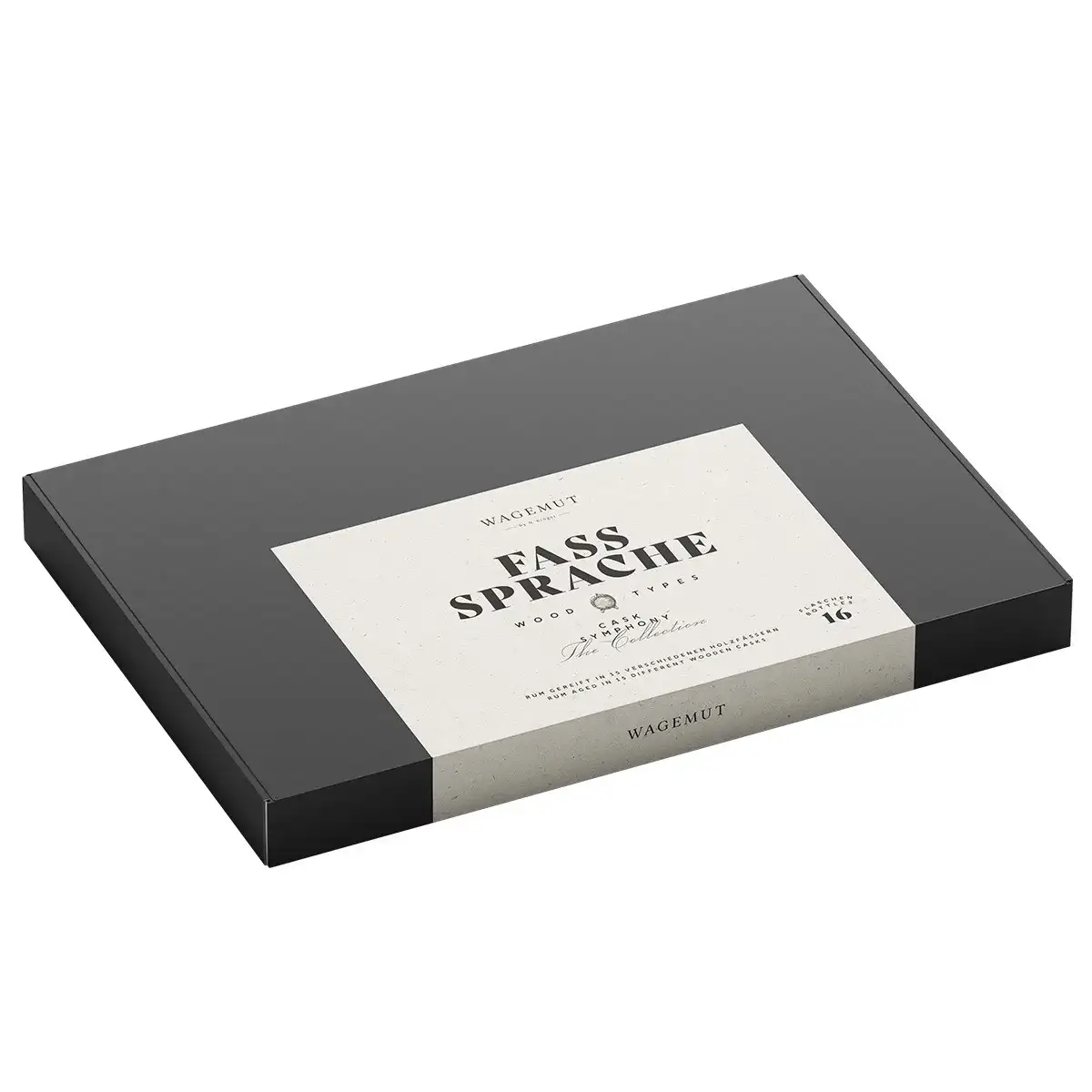 Bottle of N. Kröger Wagemut Fasssprache Tasting Set