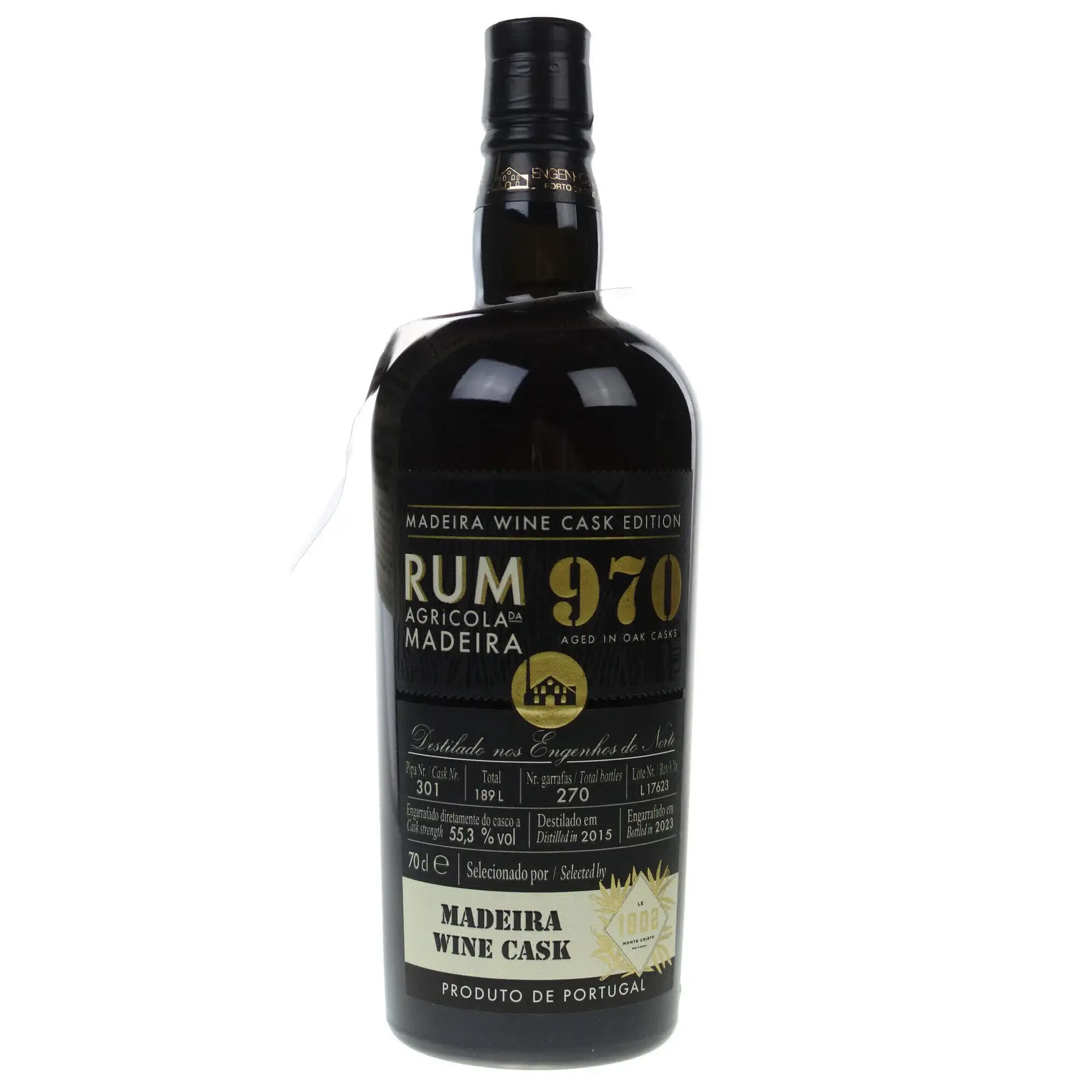 Bottle of Bar 1802 Engenhos do Norte 970 970 Wine Cask Finish 2015