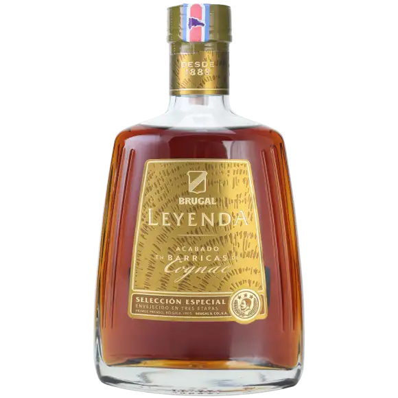 Bottle of Brugal Leyenda Cognac Finish