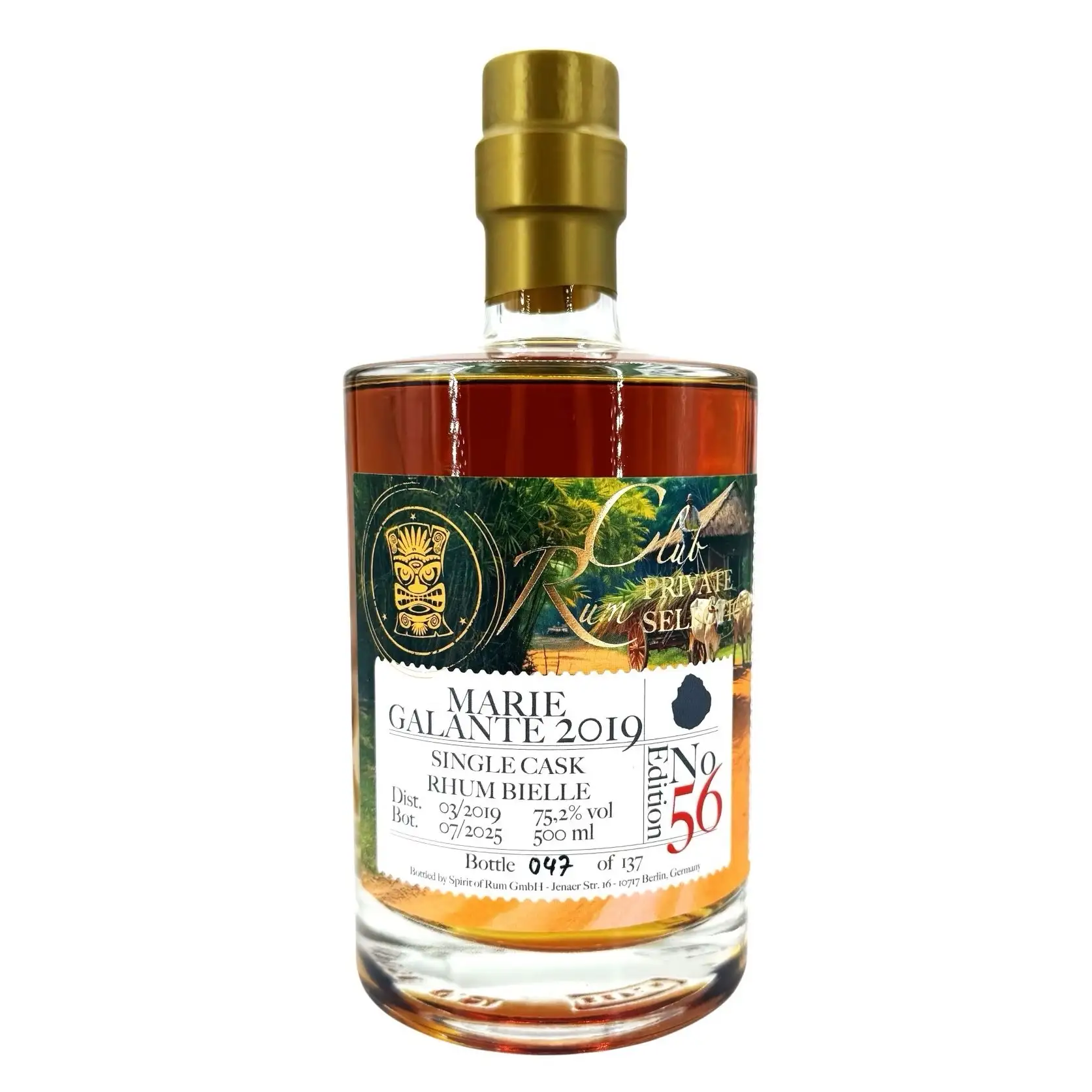 Bottle of Bielle Rumclub Private Selection Ed. 56 2019