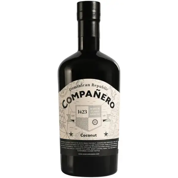 Bottle of Companero Coconut Liqueur