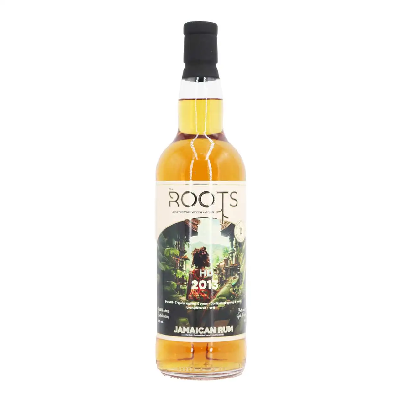 Bottle of Roots Hampden Jamaican Rum <>H 2013 <>H