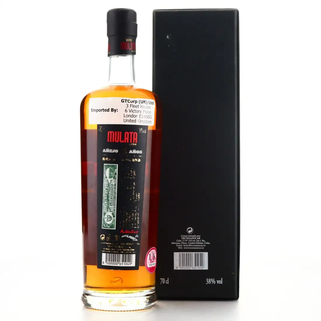 Hochauflösendes Bild von Mulata Añejo 15 Años