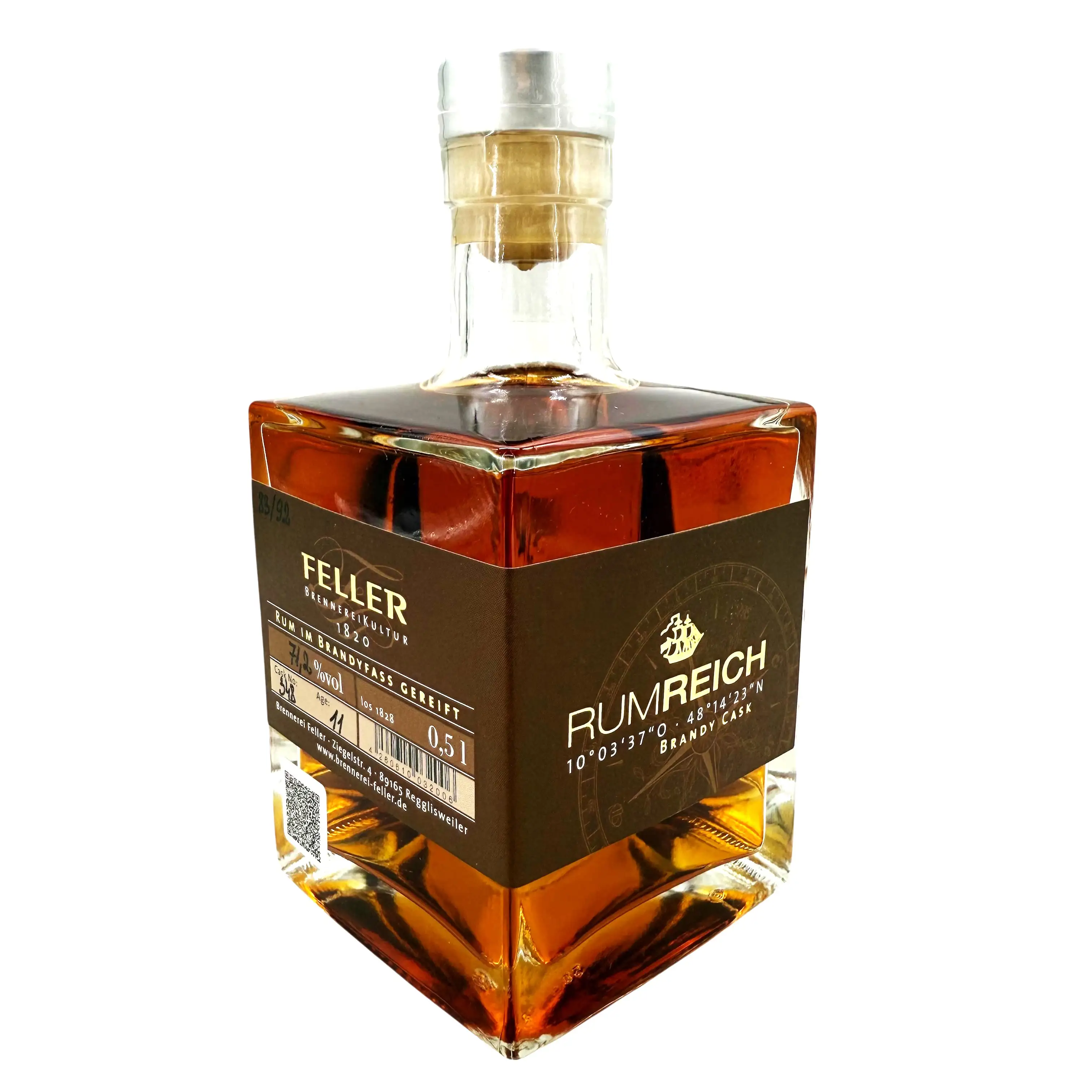 Bottle of Feller Rumreich Brandy Cask 2025