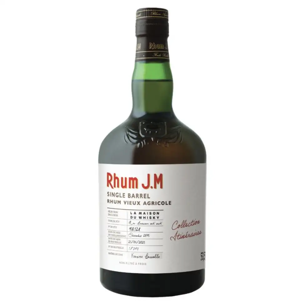 Bottle of Rhum J.M Single Barrel (La Maison du Whisky) 2015
