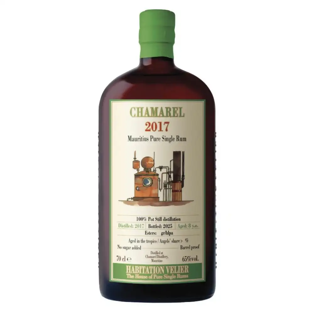Bottle of Habitation Velier Chamarel Mauritius Pure Single Rum 2017