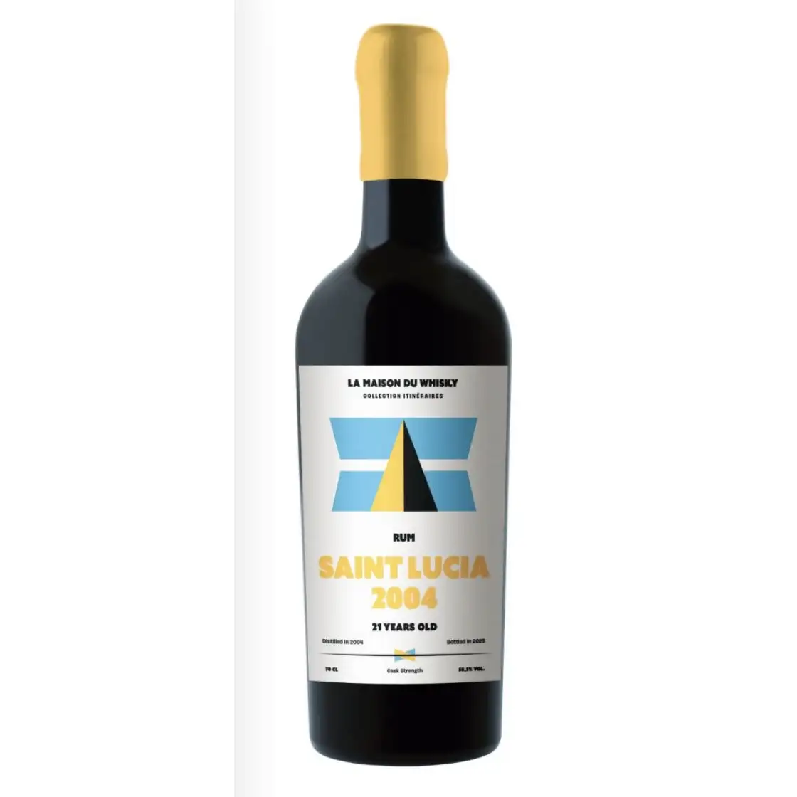 Bottle of La Maison Du Whisky Rum Saint Lucia (Flag Series) 2004