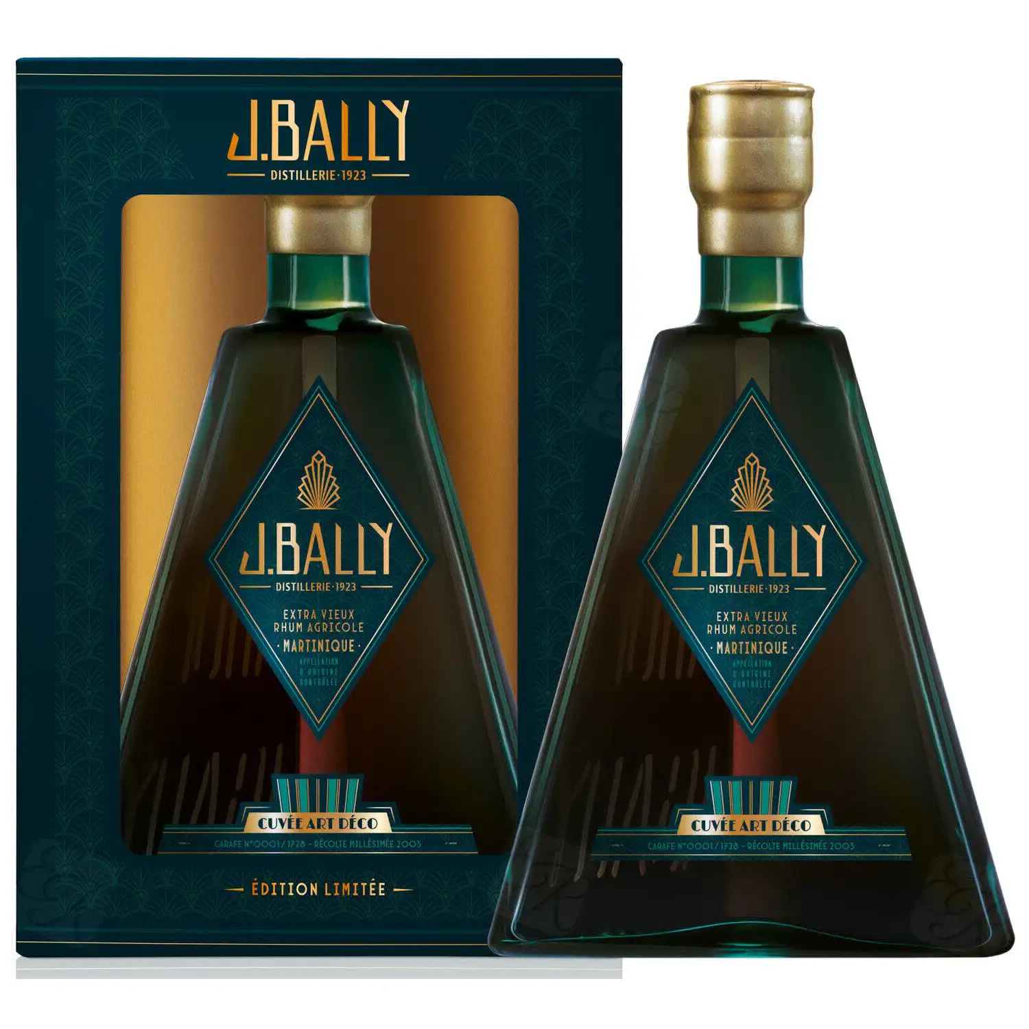 Bottle of Saint James J. Bally Art Déco #3 2003