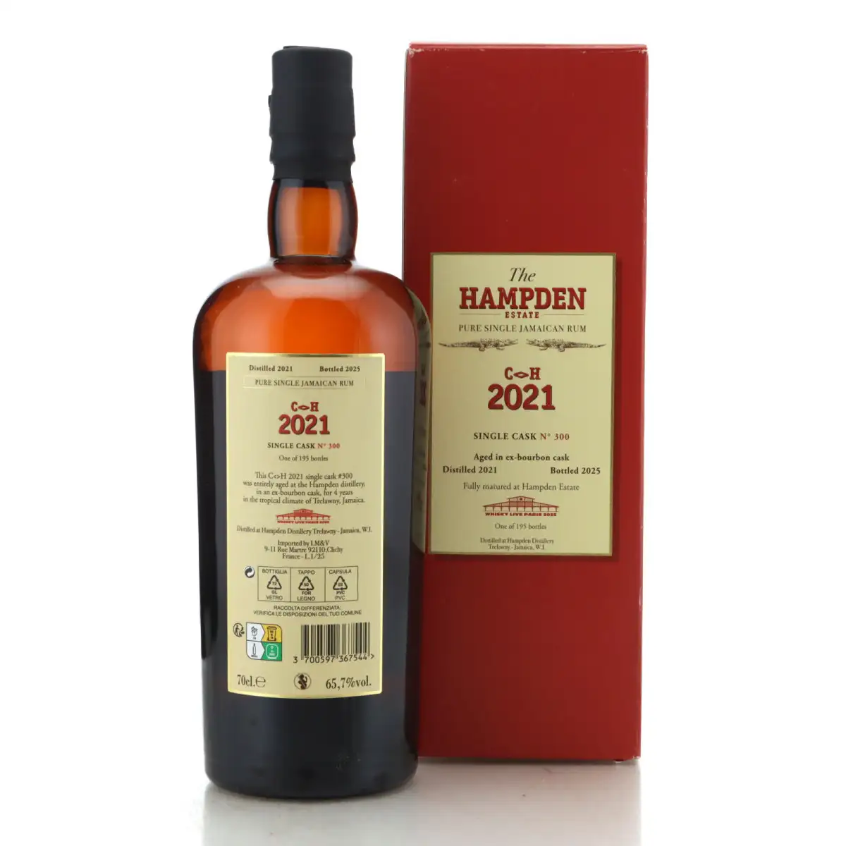 Hochauflösendes Bild von Hampden Whisky Live Paris 2025 C<>H 2021